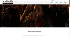 Desktop Screenshot of andwithcreative.com